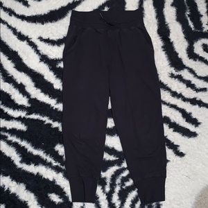 Zella Black Cotton Joggers
